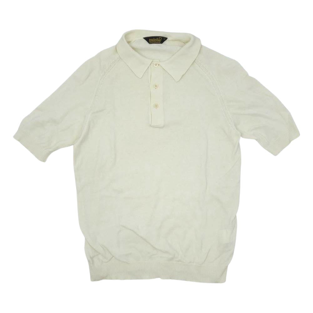 TENDERLOIN テンダーロイン 半袖 ニット ポロシャツ オフホワイト系 S【中古】