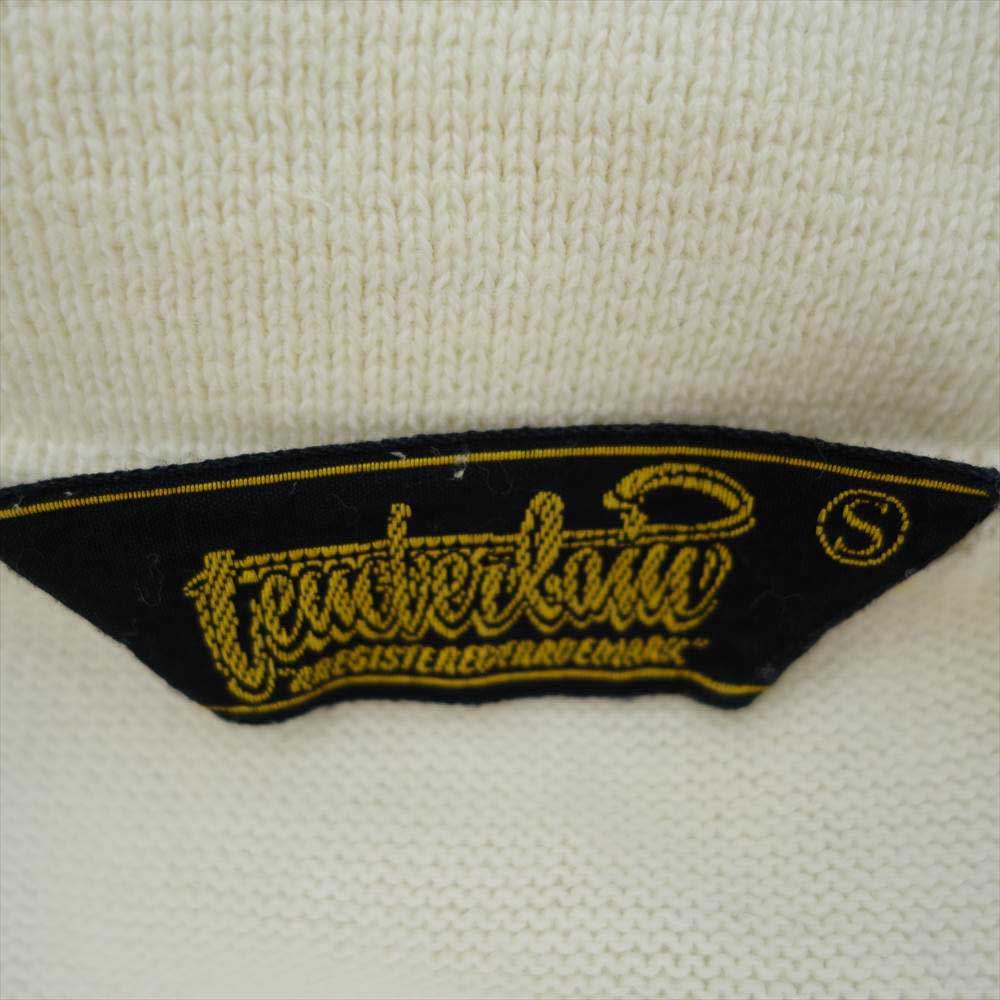 TENDERLOIN テンダーロイン 半袖 ニット ポロシャツ オフホワイト系 S【中古】