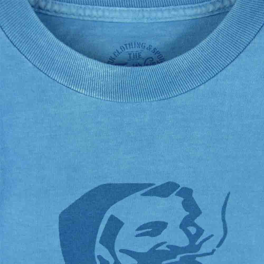 TENDERLOIN テンダーロイン T-TEE ZIG ZAG 藍染 半袖 Tシャツ ブルー系 S【中古】