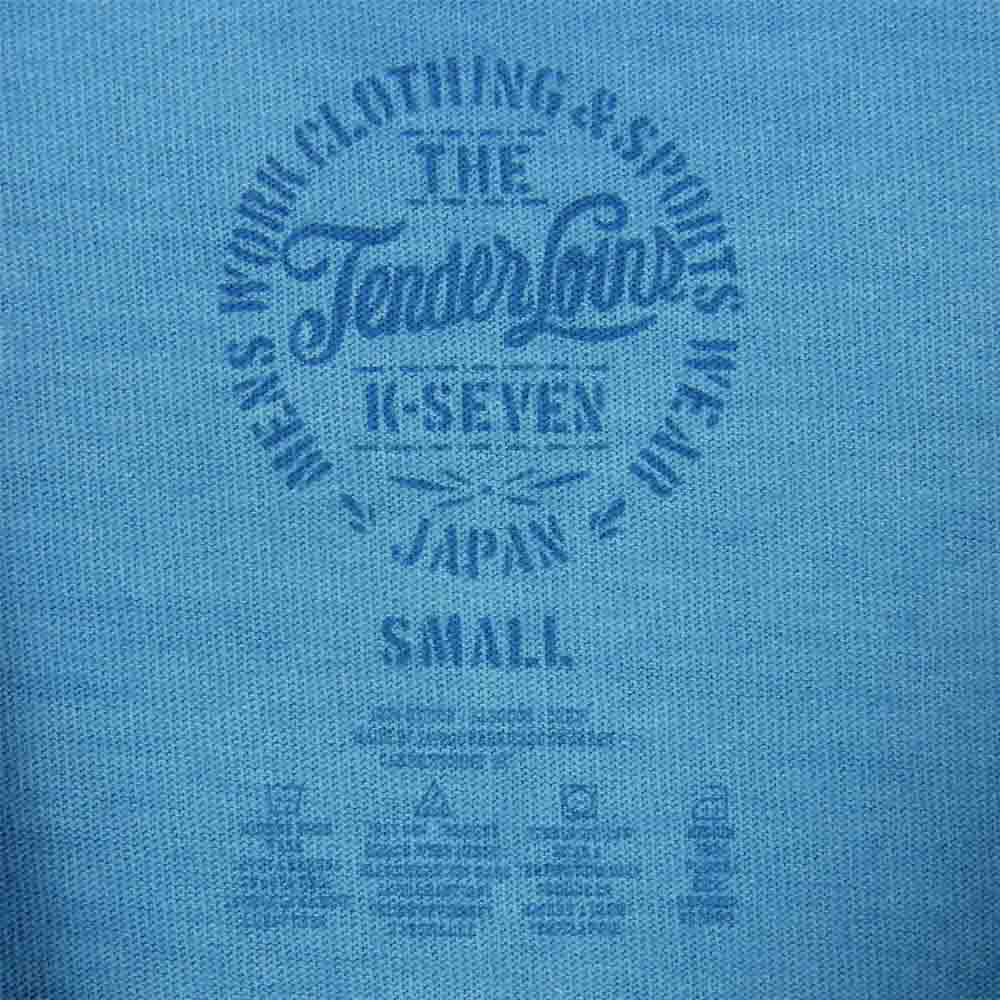 TENDERLOIN テンダーロイン T-TEE ZIG ZAG 藍染 半袖 Tシャツ ブルー系 S【中古】