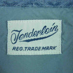 TENDERLOIN テンダーロイン T-S.G SHT 半袖 総柄 オープンカラー シャツ 日本製 グレイッシュブルー系 S【中古】