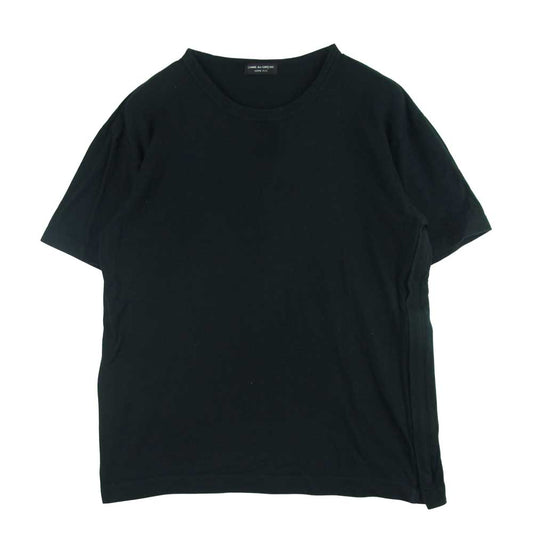 COMME des GARCONS HOMME PLUS コムデギャルソンオムプリュス PT-100450 ヴィンテージ 90s AD1998 サイドジップ 半袖 Tシャツ カットソー ブラック系【中古】