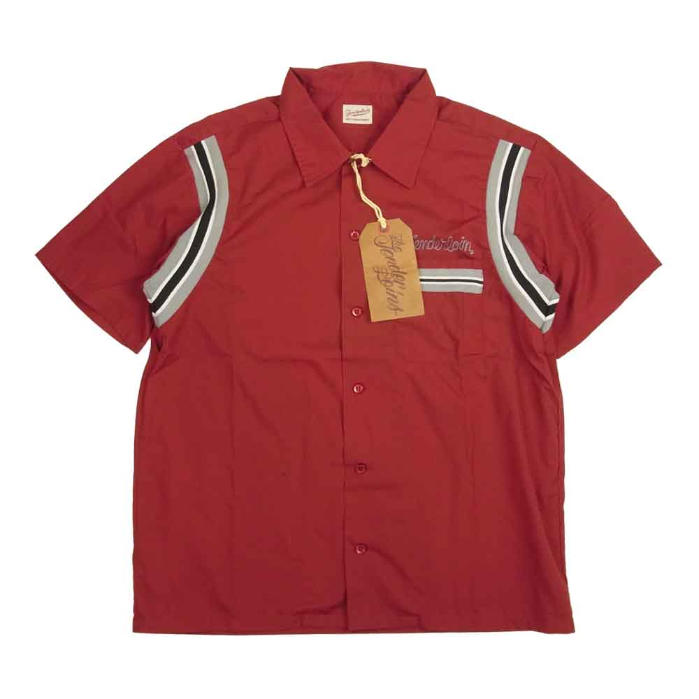 TENDERLOIN テンダーロイン BOWLS SHT S/S 半袖 ボウリング シャツ エンジ系 XS【中古】