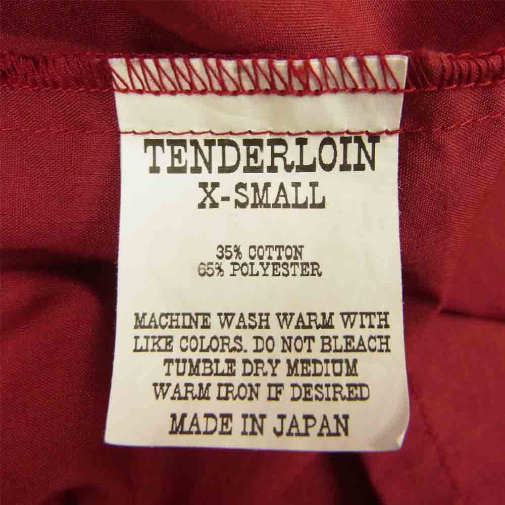 TENDERLOIN テンダーロイン BOWLS SHT S/S 半袖 ボウリング シャツ エンジ系 XS【中古】