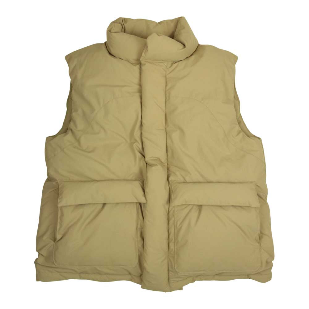 ウィズリミテッド WL-V-15 DOWN VEST ダウン ベスト ベージュ系 M【美品】【中古】