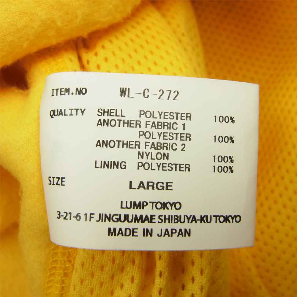 ウィズリミテッド WL-C-272 FLEECE SHIRT フリース シャツ ハーフ スナップ ジャケット  イエロー系 L【美品】【中古】