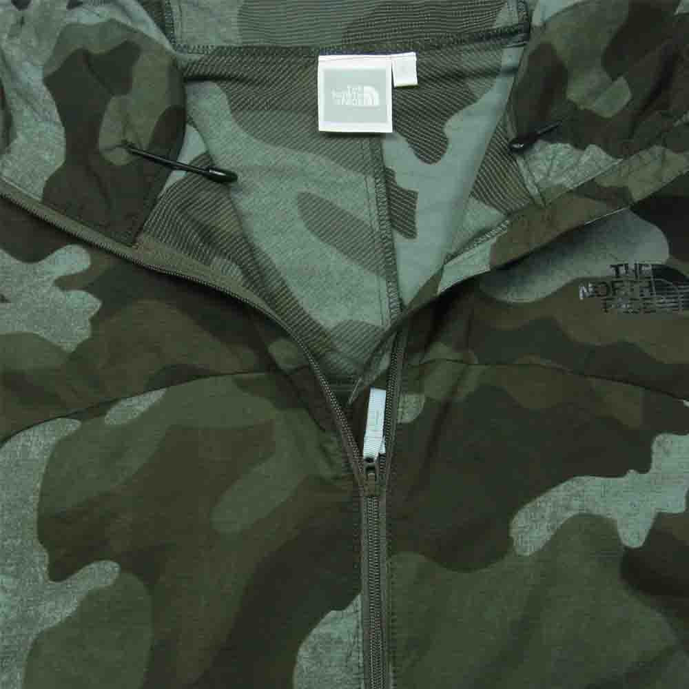 THE NORTH FACE ノースフェイス NPW2202Z Swallowtail Hoodie スワローテイル フーディ カモフラ ジャケット ダークグリーン系 L【中古】