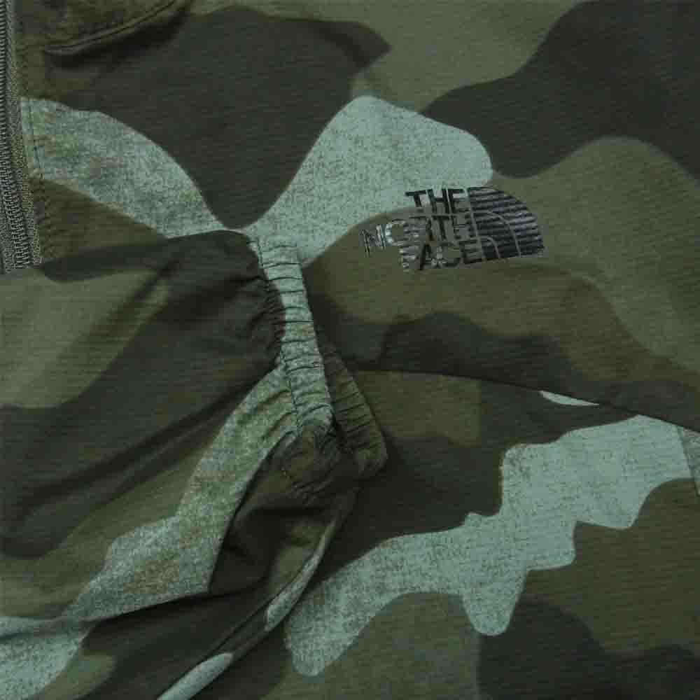 THE NORTH FACE ノースフェイス NPW2202Z Swallowtail Hoodie スワローテイル フーディ カモフラ ジャケット ダークグリーン系 L【中古】