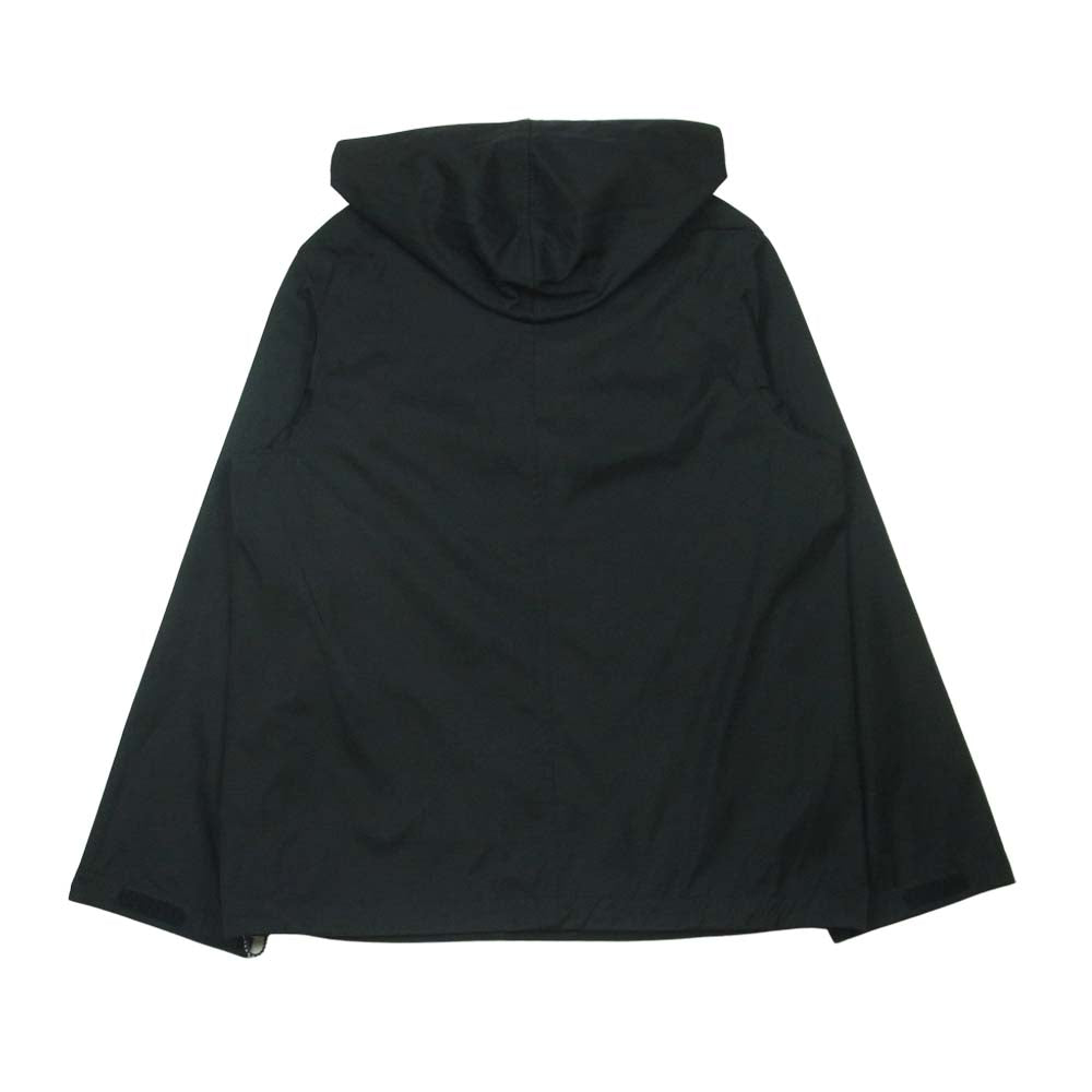 A.P.C. アーペーセー ナイロン ハーフジップ アノラック パーカー ジャケット 中国製 ブラック系 S【中古】