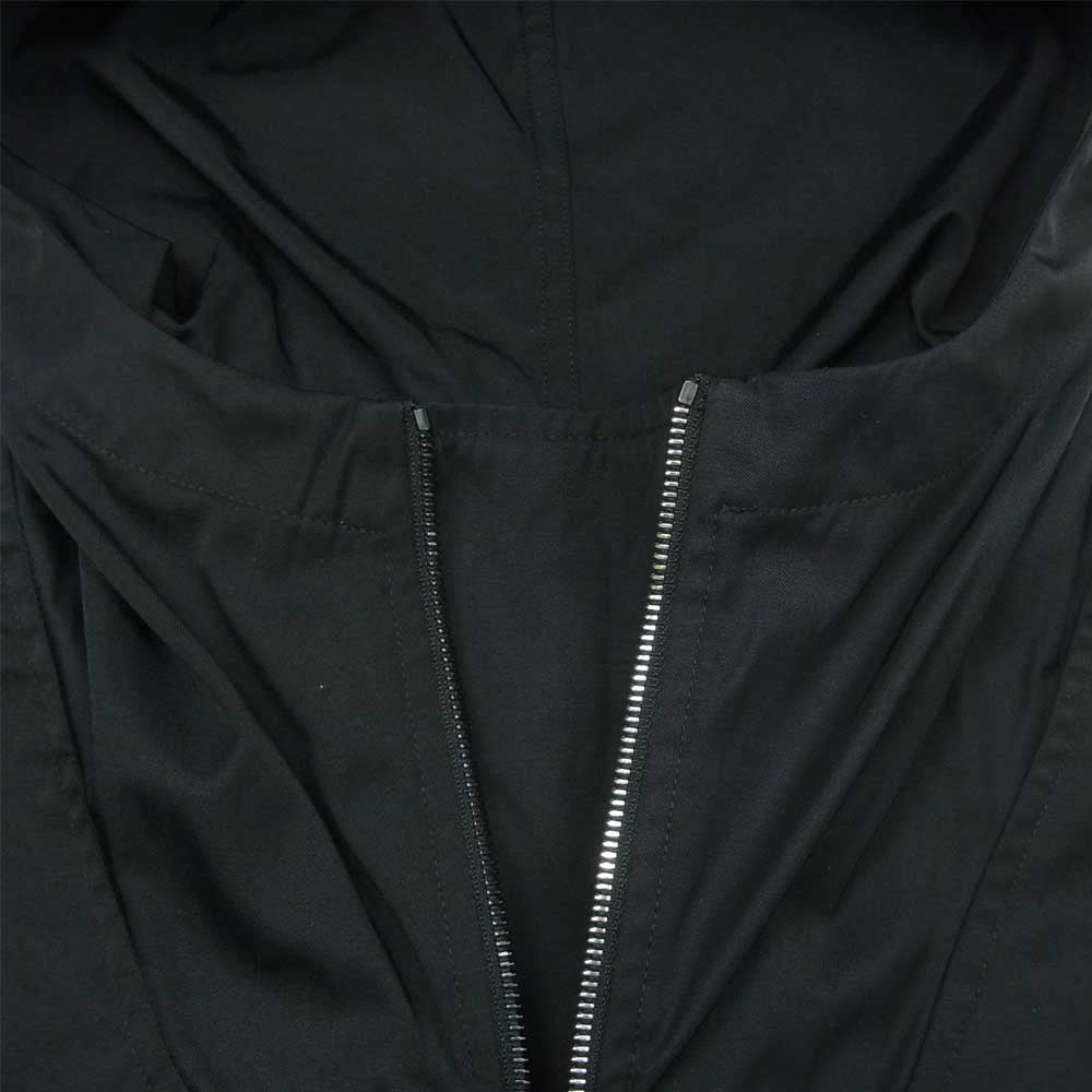 A.P.C. アーペーセー ナイロン ハーフジップ アノラック パーカー ジャケット 中国製 ブラック系 S【中古】