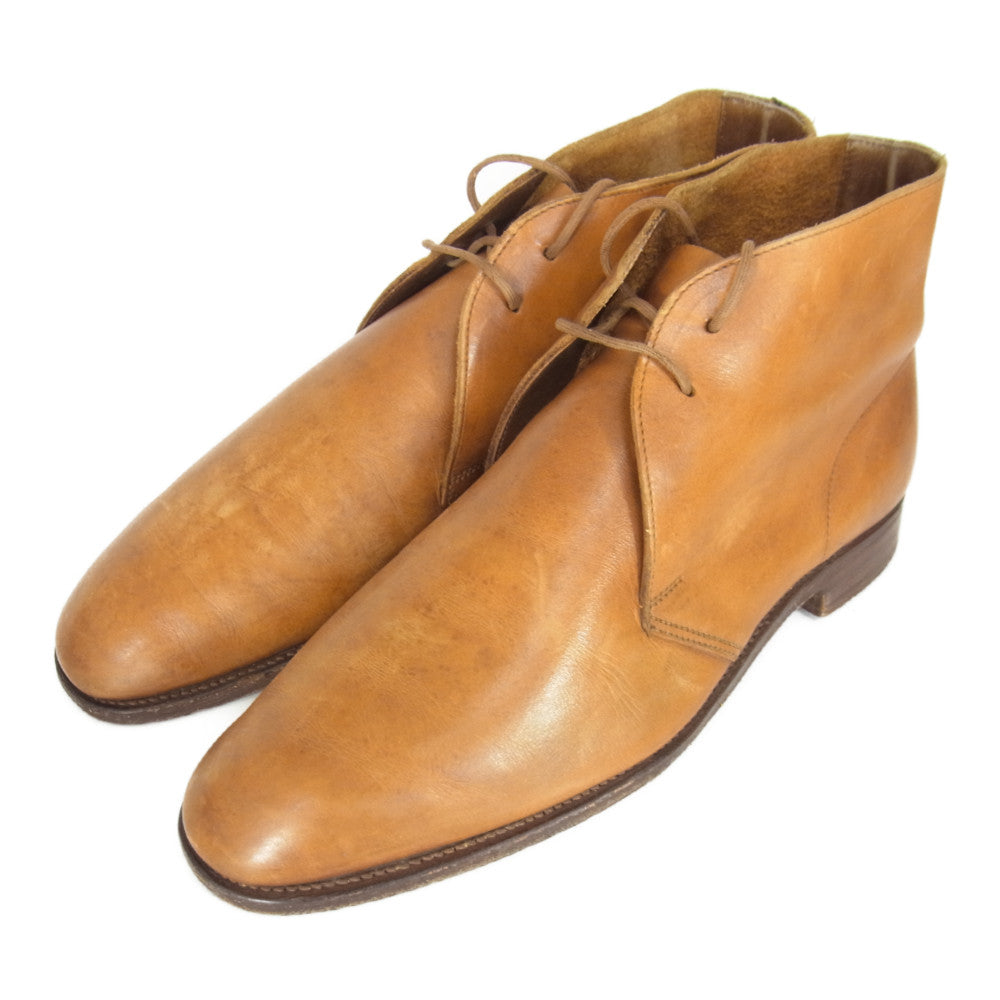 CROCKETT&JONES クロケットアンドジョーンズ SOMERSET サマーセット レザー チャッカブーツ シューズ ブラウン系 6 1/2【中古】