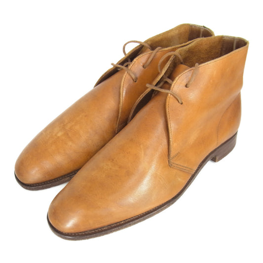 CROCKETT&JONES クロケットアンドジョーンズ SOMERSET サマーセット レザー チャッカブーツ シューズ ブラウン系 6 1/2【中古】