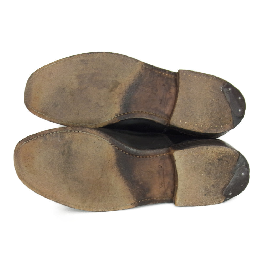 CHURCH'S チャーチ 外羽根 キャップトゥ レザー ビジネスシューズ ブラック系 6.5【中古】