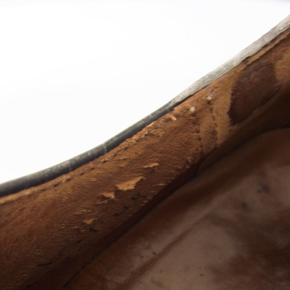 CHURCH'S チャーチ 外羽根 キャップトゥ レザー ビジネスシューズ ブラック系 6.5【中古】