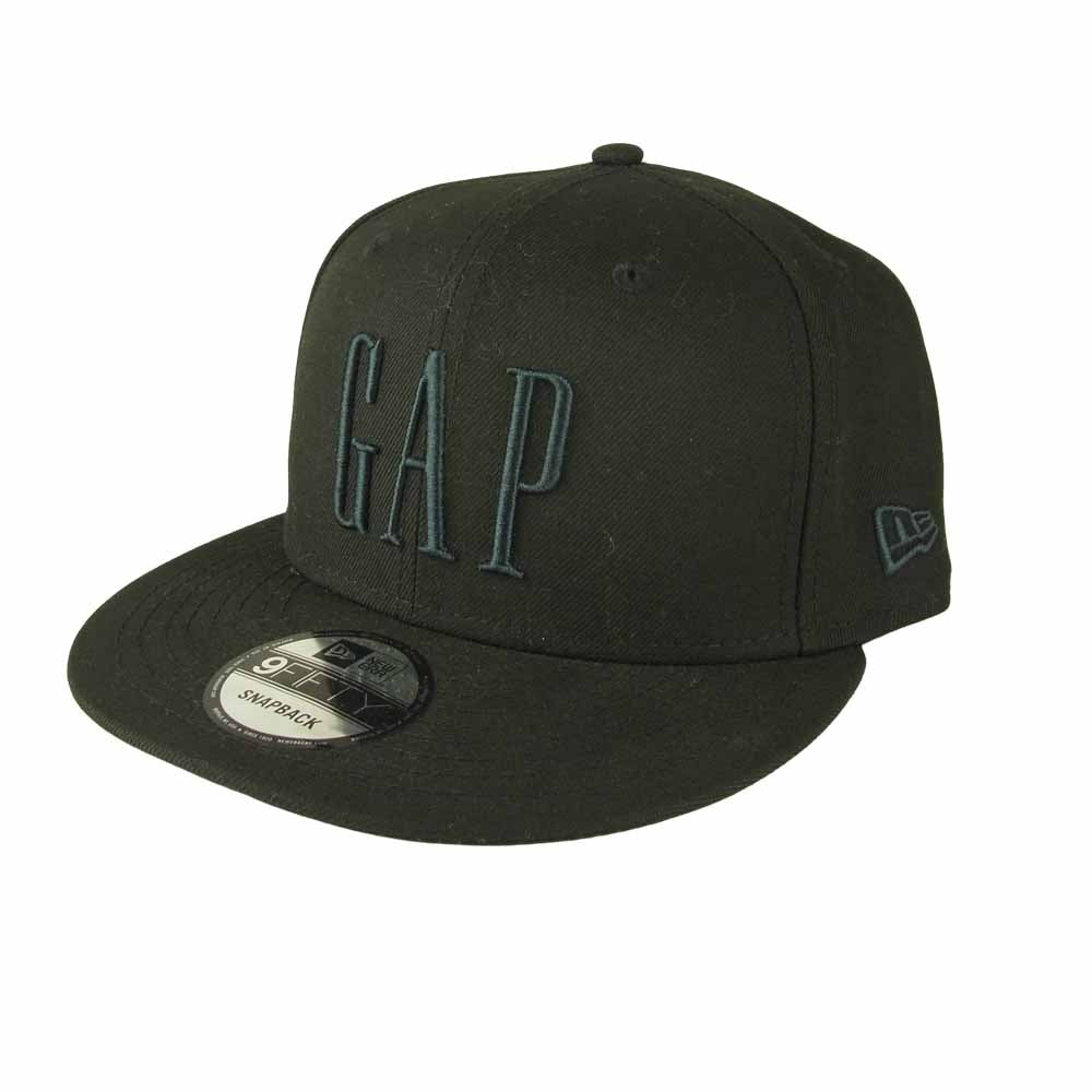 NEW ERA ニューエラ GAP 50周年記念 キャップ ブラック系【中古】