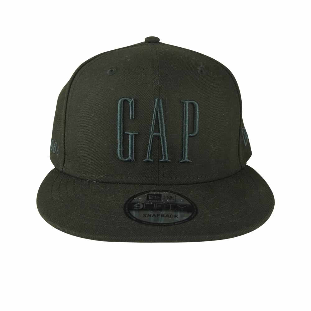 NEW ERA ニューエラ GAP 50周年記念 キャップ ブラック系【中古