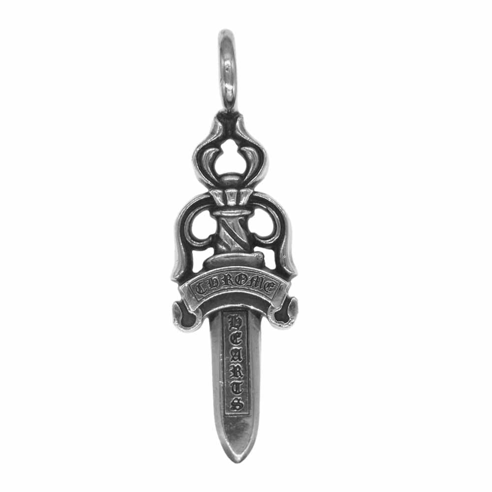 CHROME HEARTS クロムハーツ（原本無） DBL DAGGER ダブルダガー ペンダント シルバー系【中古】