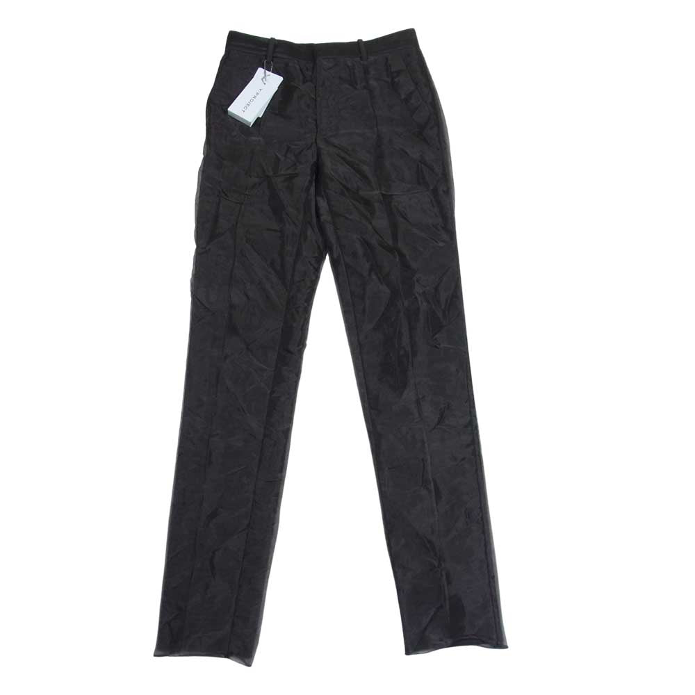 ワイプロジェクト PANT54-S18 二重生地 スラックス パンツ ダークブラウン系 XS【中古】
