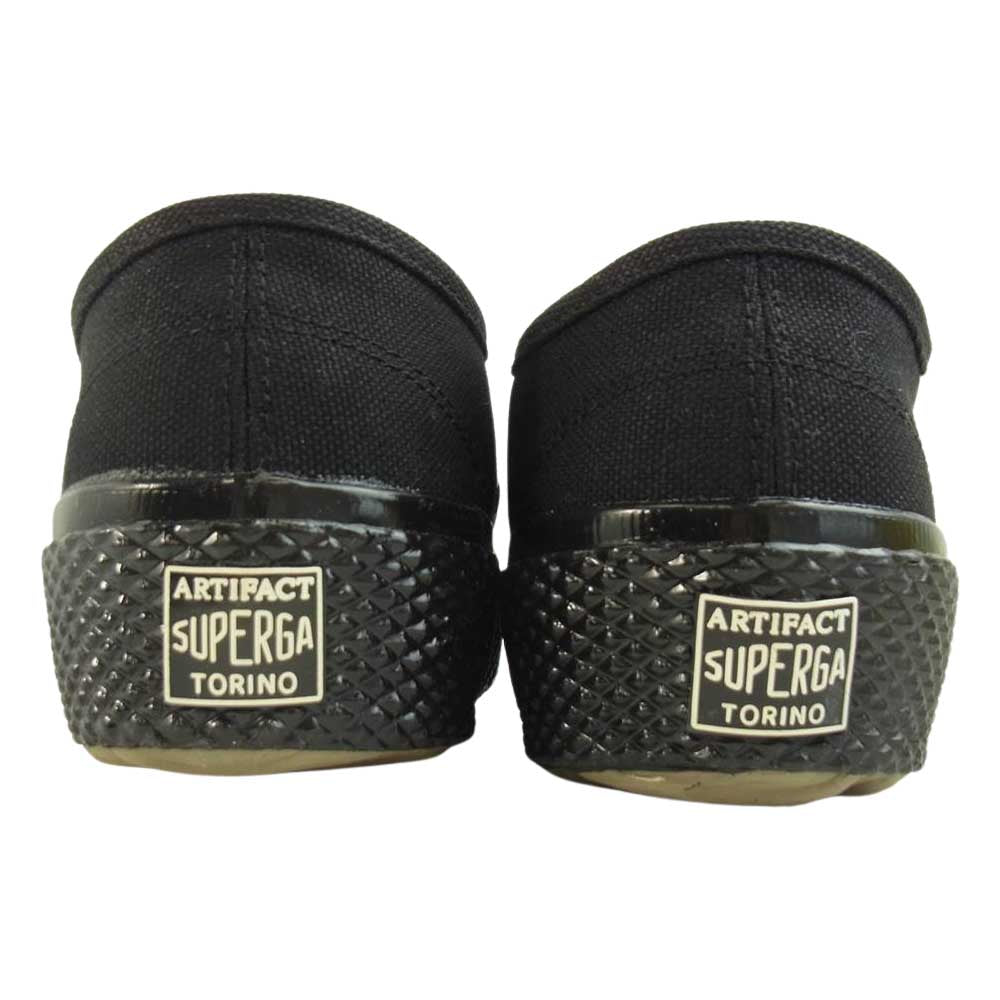 スペルガ ARTIFACT BY SUPERGA JAPANESE CANVAS キャンバス スニーカー ブラック系 41【新古品】【未使用】【中古】