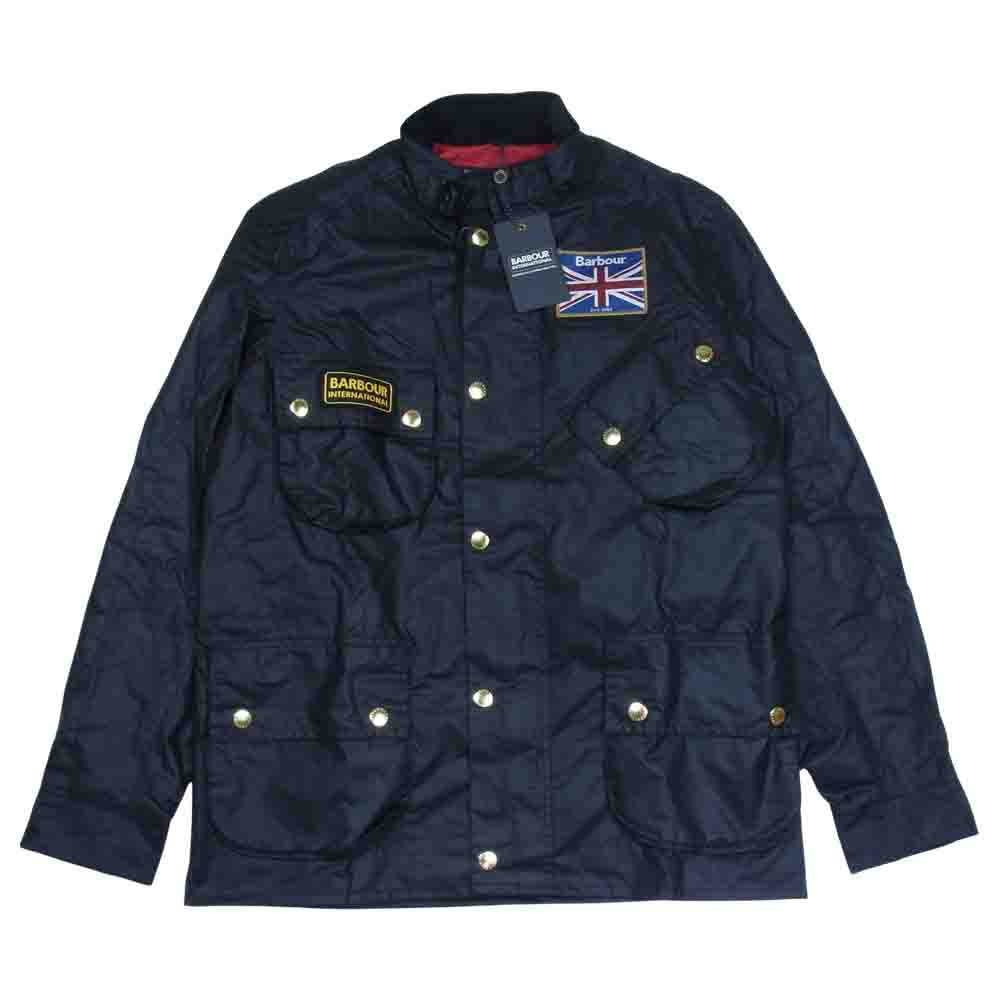 Barbour バブアー International Union Jacket ユニオンジャック インターナショナル オイルド ジャケット ブラック系 M【新古品】【未使用】【中古】