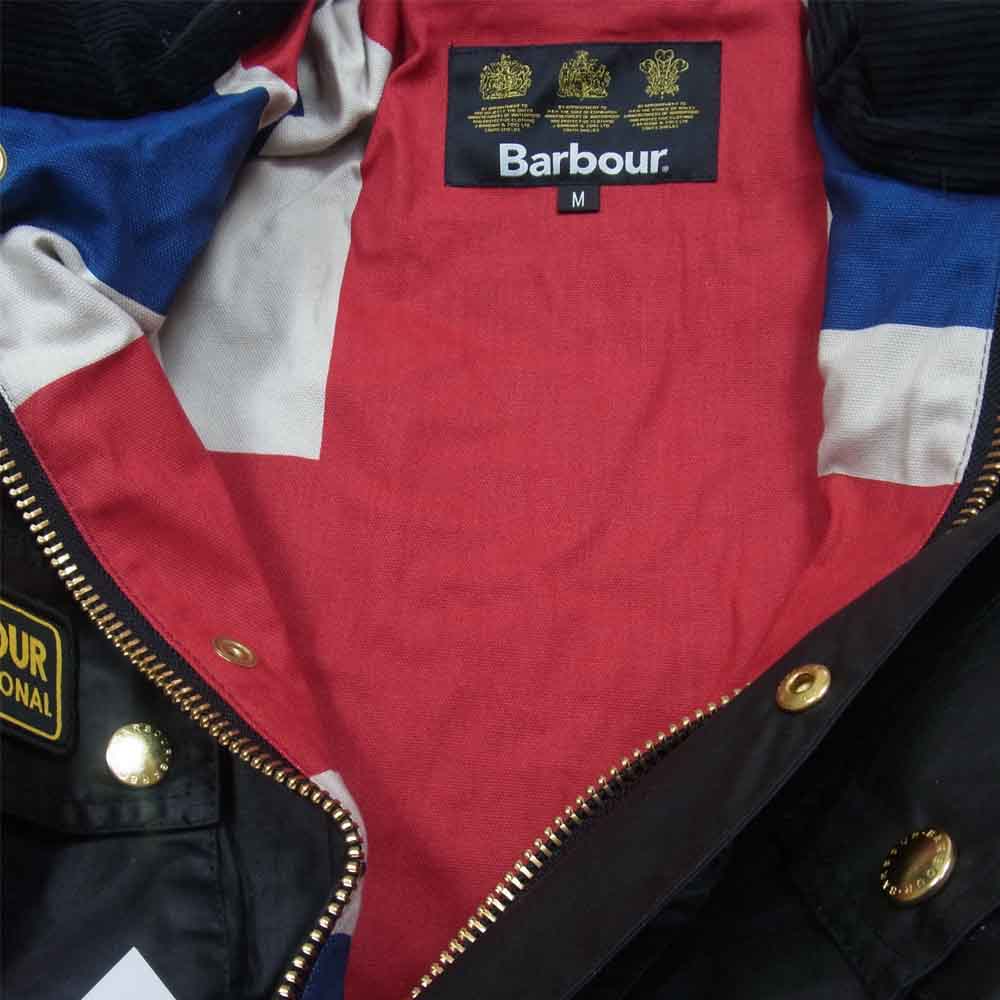 Barbour バブアー International Union Jacket ユニオンジャック インターナショナル オイルド ジャケット ブラック系 M【新古品】【未使用】【中古】