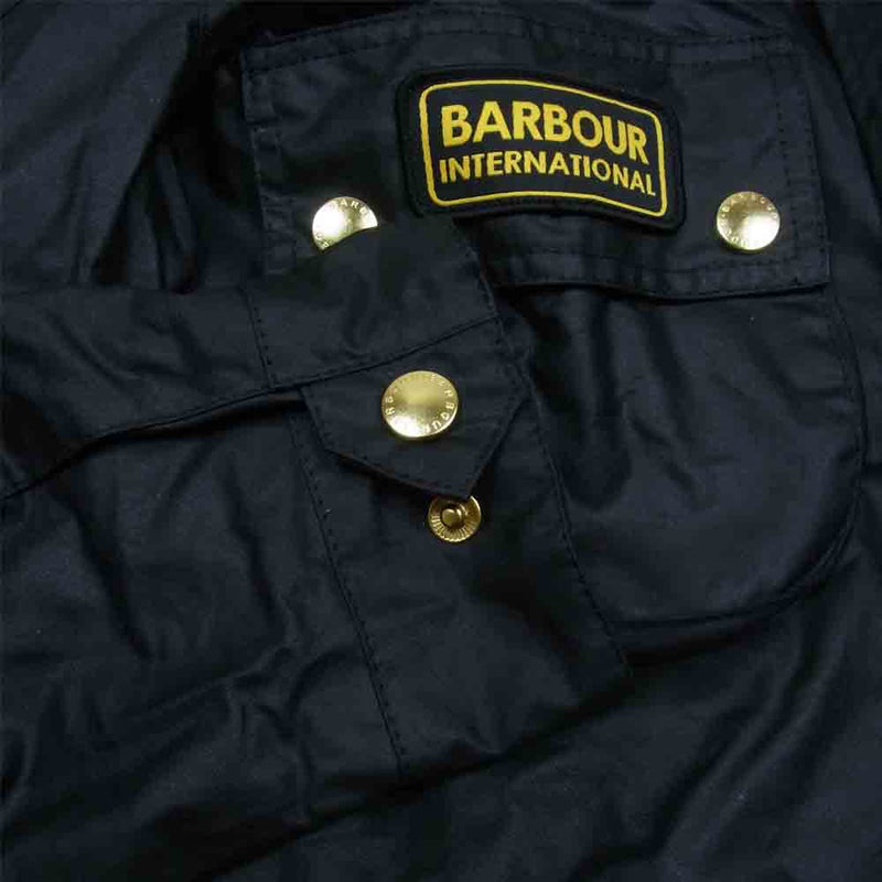 Barbour バブアー International Union Jacket ユニオンジャック インターナショナル オイルド ジャケット ブラック系  M【新古品】【未使用】【中古】