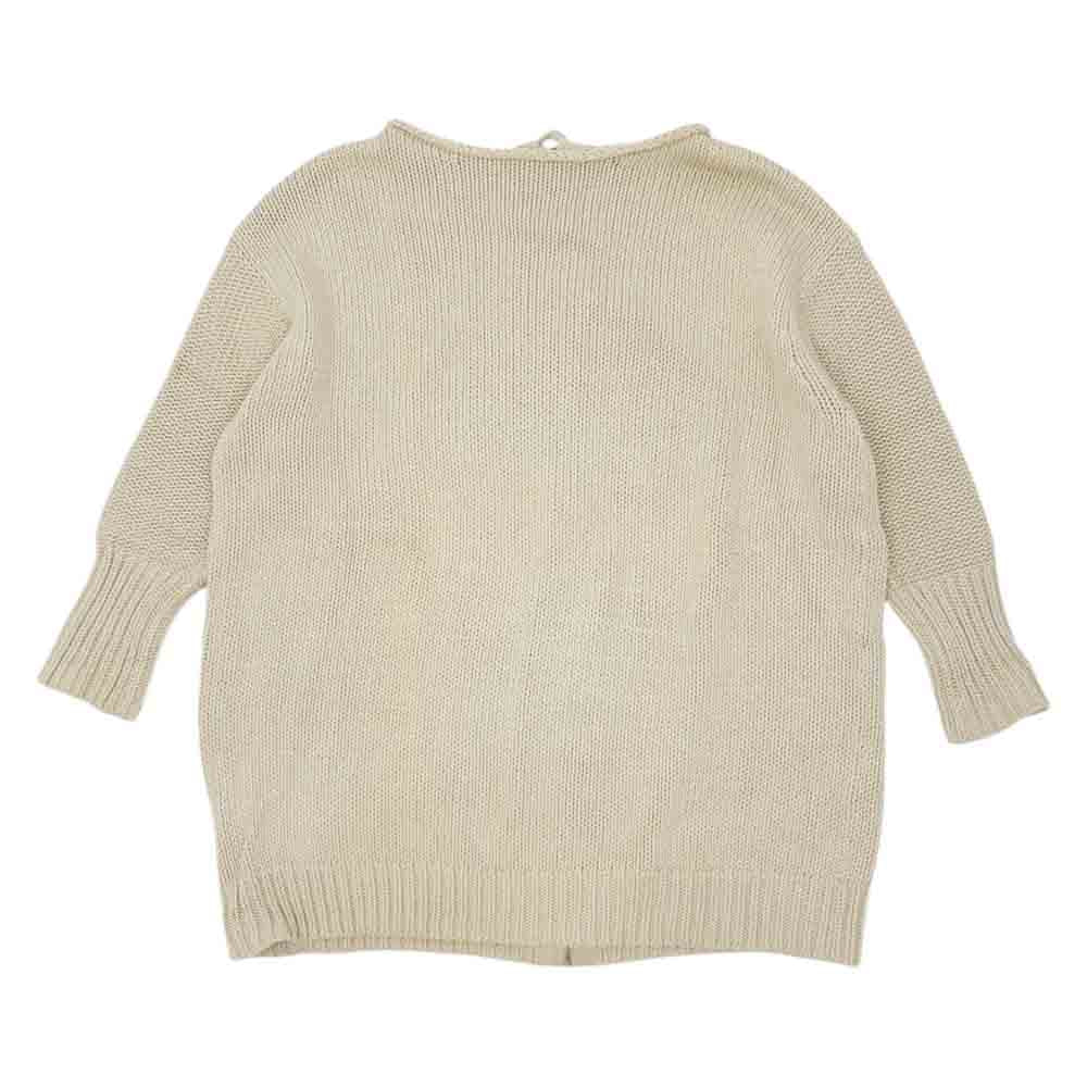 ACNE STUDIOS アクネストゥディオズ バックジップ コットンニット ワンピース ベージュ系 S【中古】