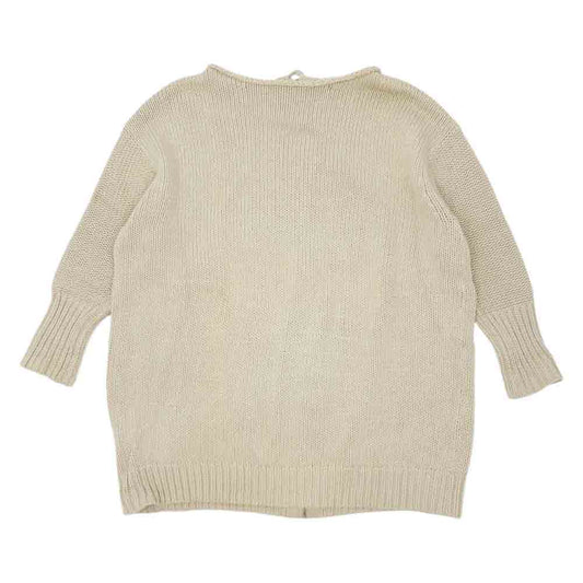 ACNE STUDIOS アクネストゥディオズ バックジップ コットンニット ワンピース ベージュ系 S【中古】