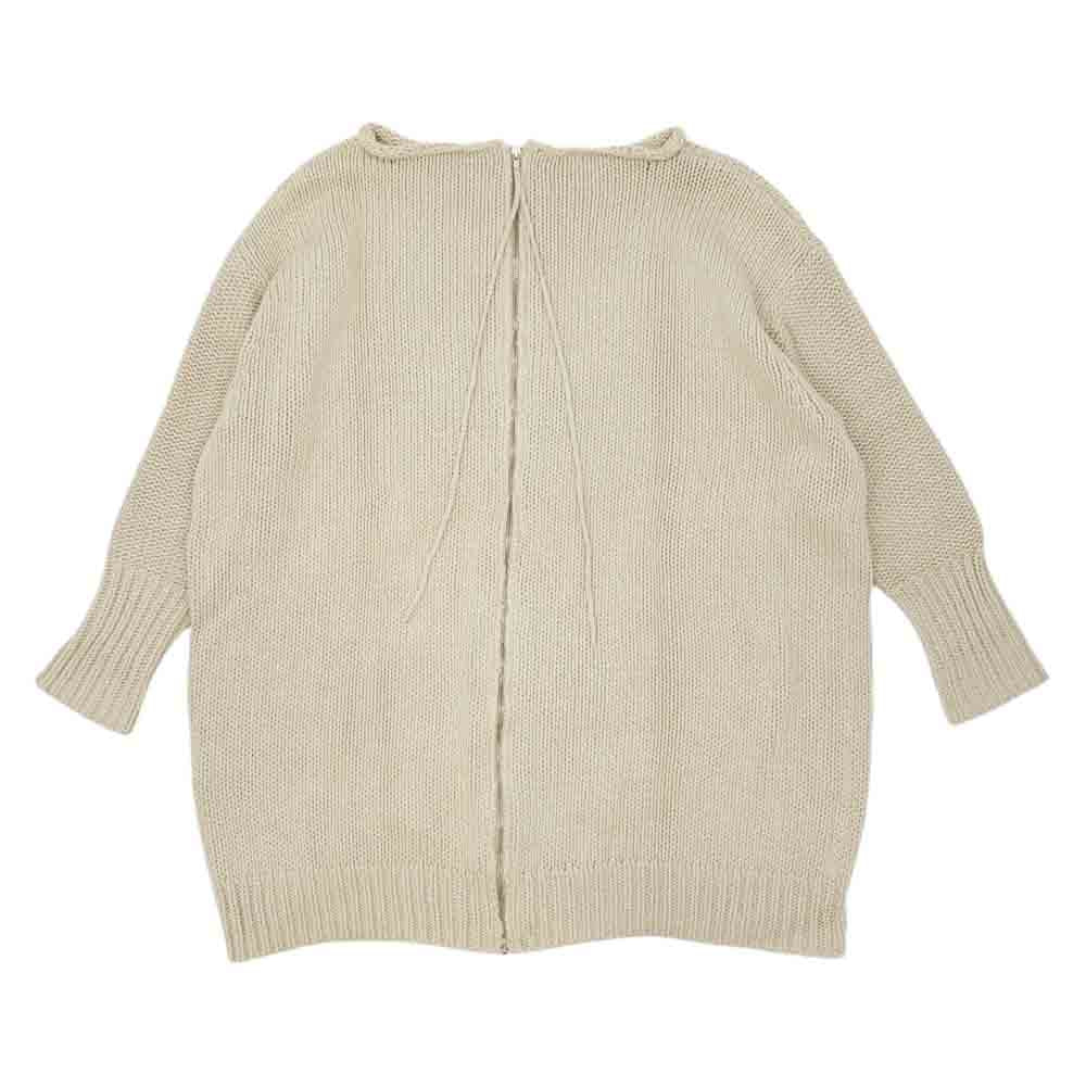 ACNE STUDIOS アクネストゥディオズ バックジップ コットンニット ワンピース ベージュ系 S【中古】