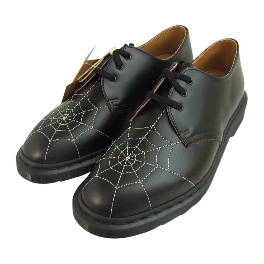 Supreme シュプリーム 22SS 27952001 Dr.Martens Spiderweb 3-Eye Shoe Black ドクターマーチン スパイダーウェブ 3-アイ シューズ ブラック系 UK8【新古品】【未使用】【中古】