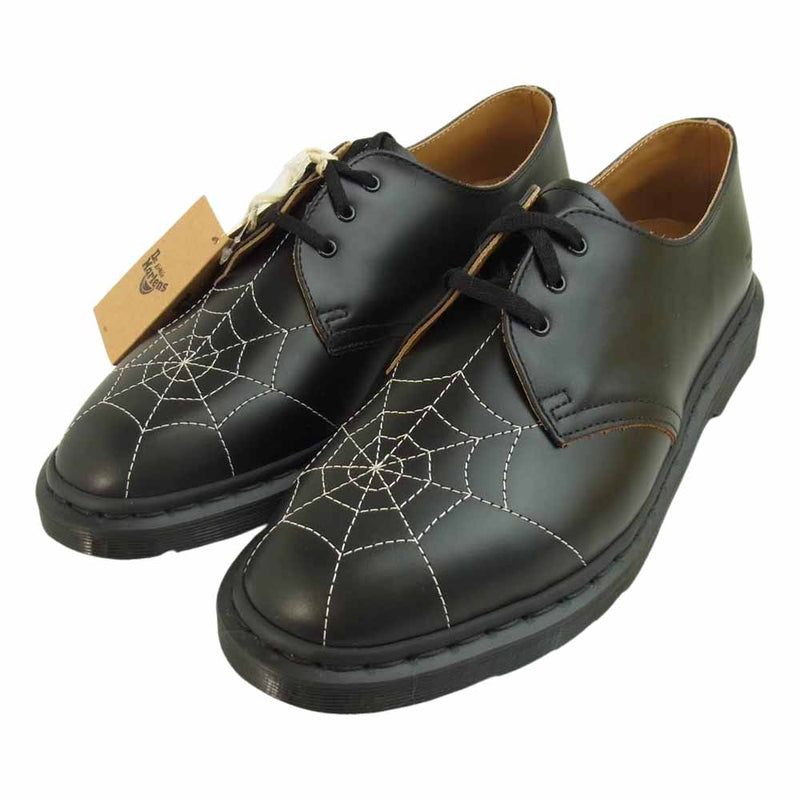 Supreme シュプリーム 22SS 27952001 Dr.Martens Spiderweb 3-Eye Shoe Black ドクターマーチン スパイダーウェブ 3-アイ シューズ ブラック系 UK8【新古品】【未使用】【中古】