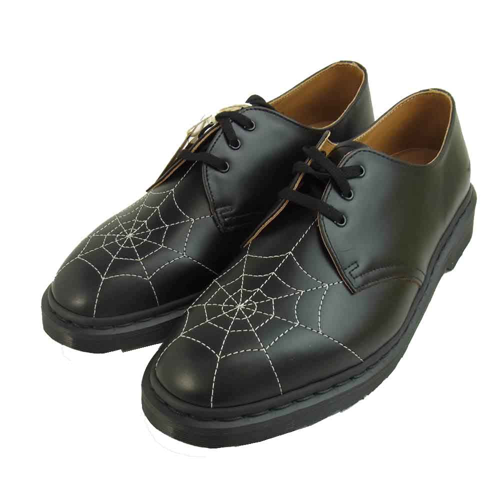 Supreme シュプリーム 22SS 27952001 Dr.Martens Spiderweb 3-Eye Shoe Black ドクターマーチン スパイダーウェブ 3-アイ シューズ ブラック系 8【新古品】【未使用】【中古】