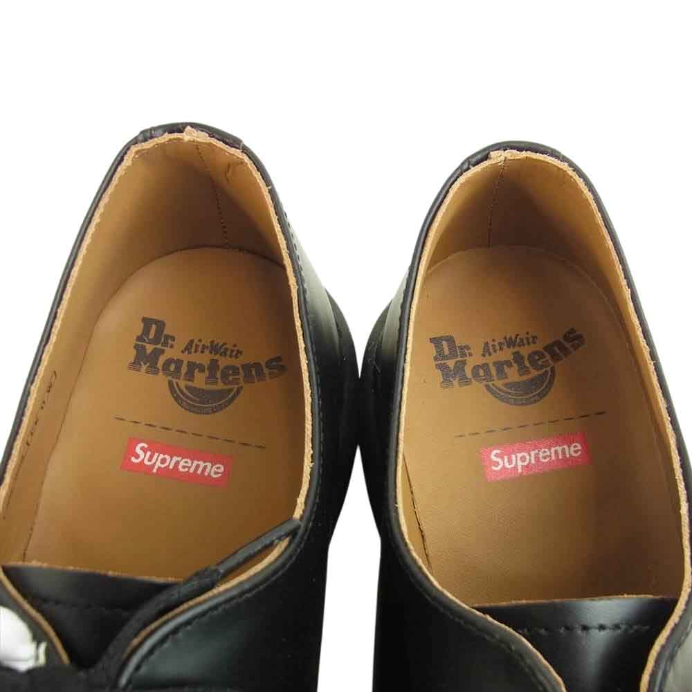 Supreme シュプリーム 22SS 27952001 Dr.Martens Spiderweb 3-Eye Shoe Black ドクターマーチン スパイダーウェブ 3-アイ シューズ ブラック系 8【新古品】【未使用】【中古】