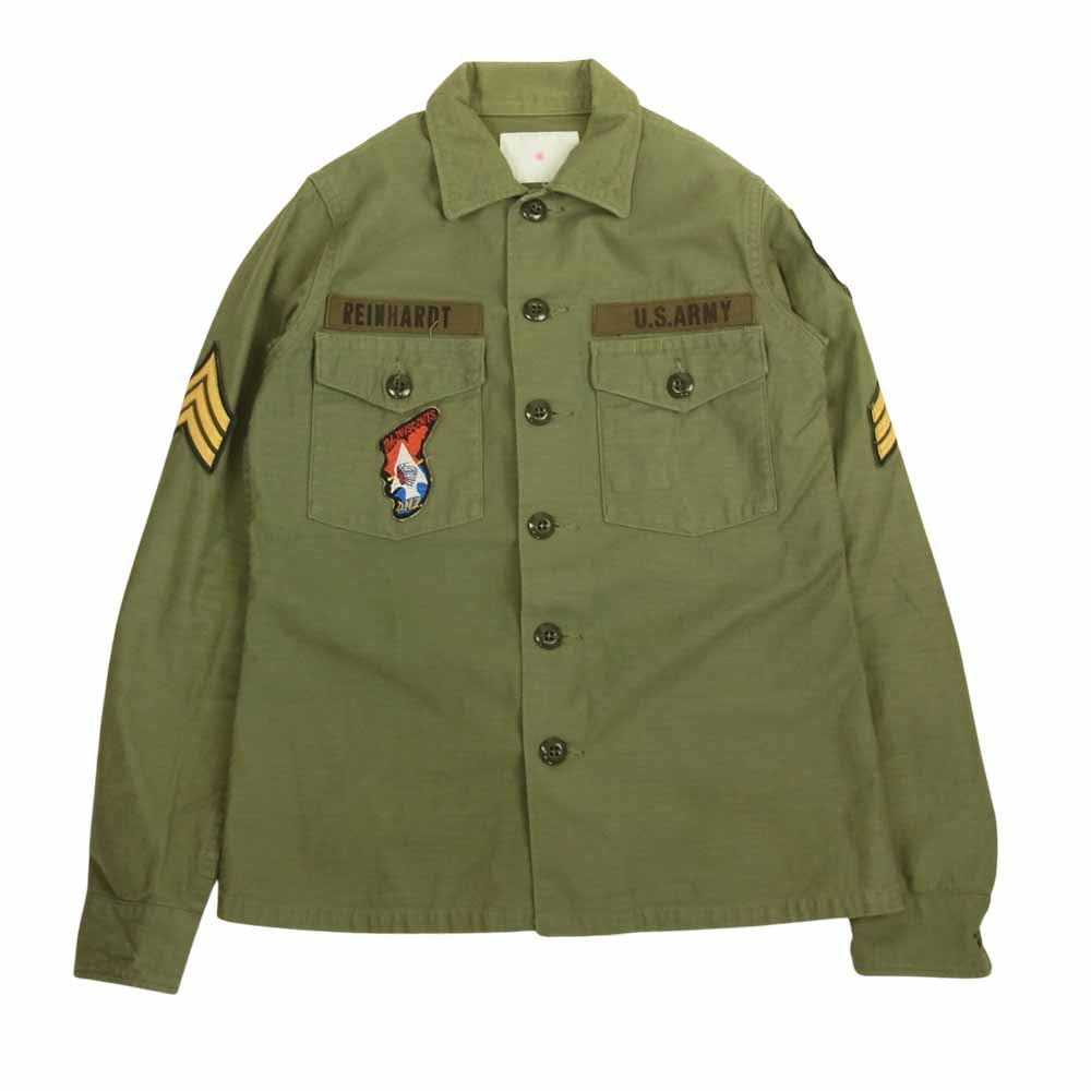 markaware マーカウェア JL UTILITY SHIRTS ユーティリティシャツ ミリタリー シャツ カーキ系 1【中古】
