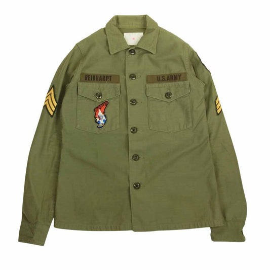 markaware マーカウェア JL UTILITY SHIRTS ユーティリティシャツ ミリタリー シャツ カーキ系 1【中古】