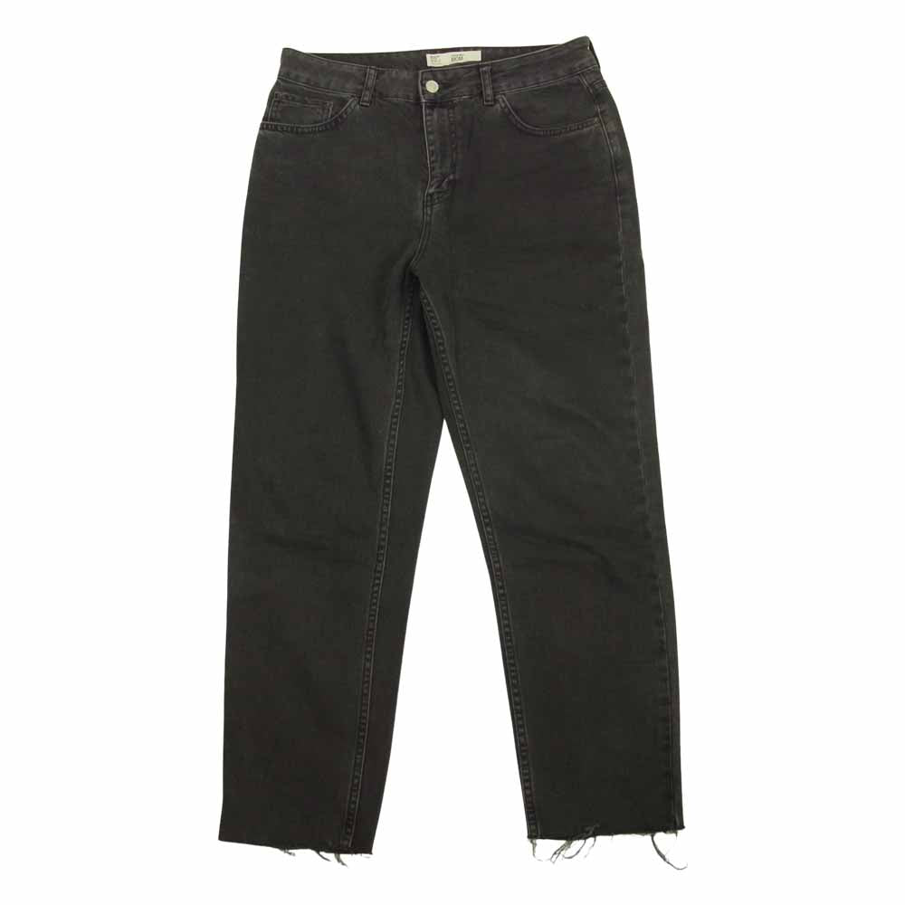 トップショップ モト 加工 ブラック デニム パンツ ブラック系 30【中古】