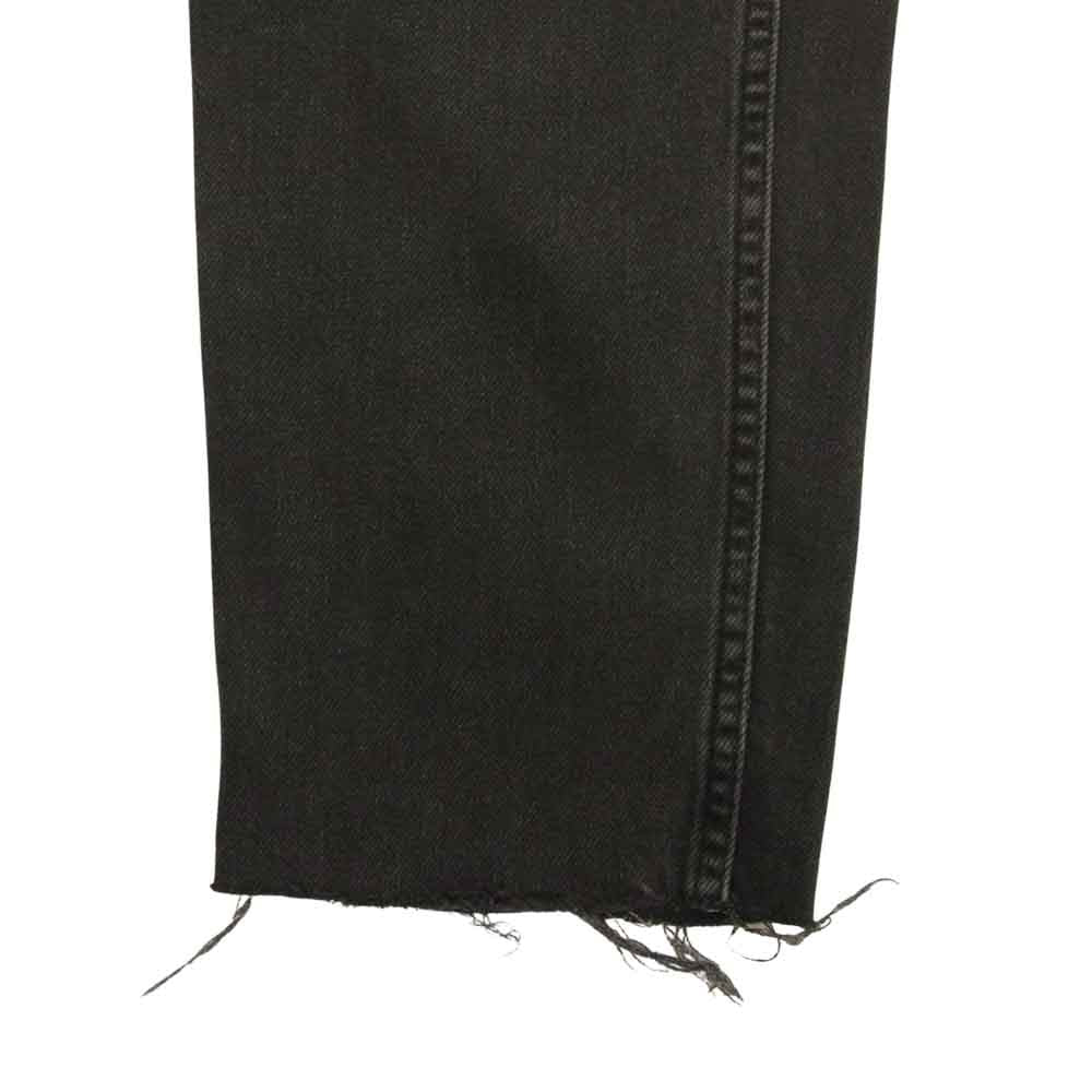 トップショップ モト 加工 ブラック デニム パンツ ブラック系 30【中古】