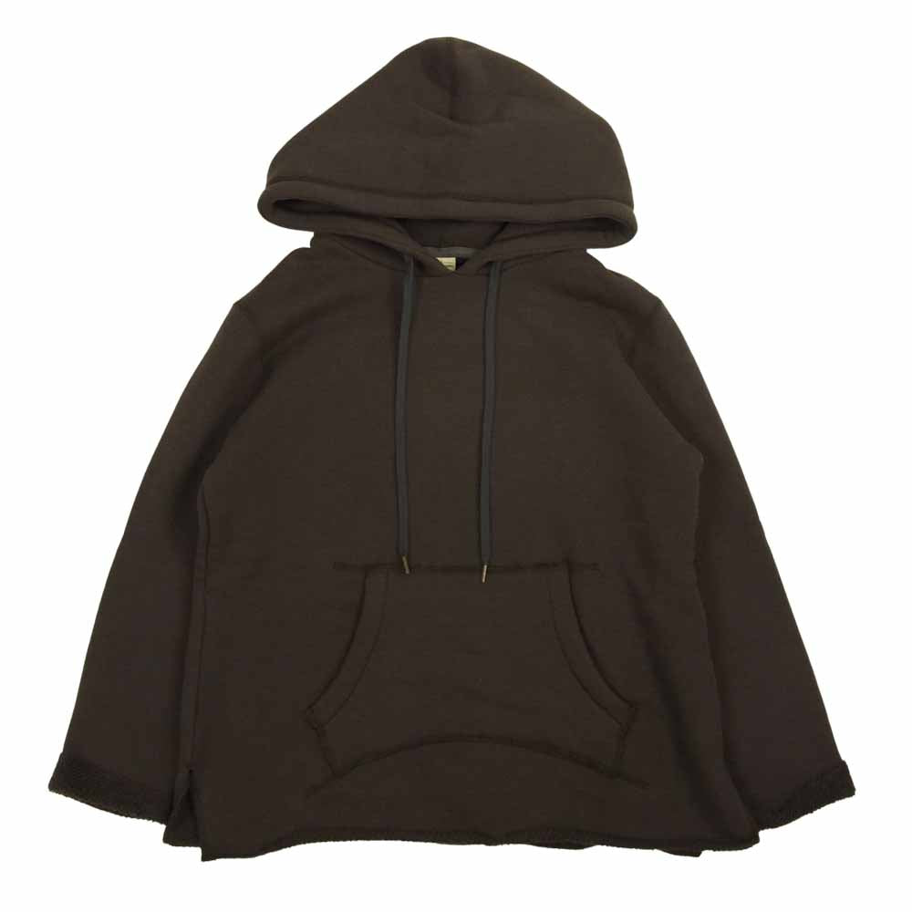 Ron Herman ロンハーマン 加工 カットオフ スウェット パーカー ブラウン系 XS【中古】