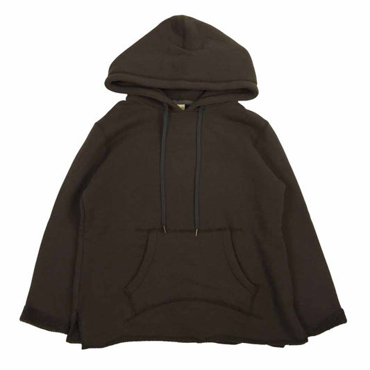 Ron Herman ロンハーマン 加工 カットオフ スウェット パーカー ブラウン系 XS【中古】