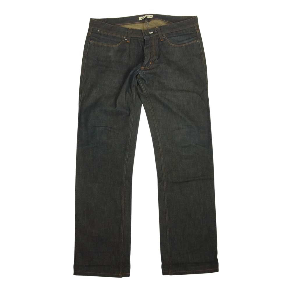 ACNE STUDIOS アクネストゥディオズ 30F004211 Jeans ジーンズ ジップフライ ストレート デニムパンツ インディゴブルー系 32【中古】
