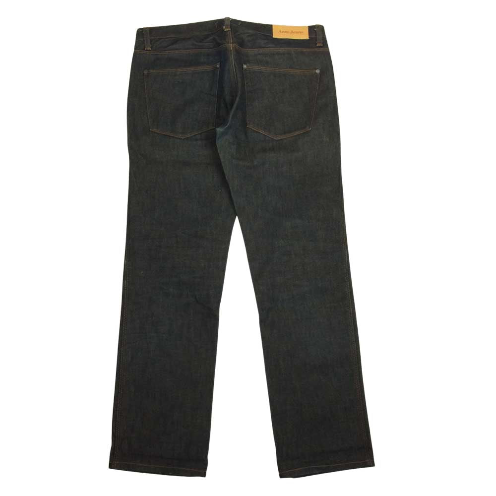 ACNE STUDIOS アクネストゥディオズ 30F004211 Jeans ジーンズ ジップフライ ストレート デニムパンツ インディゴブルー系 32【中古】