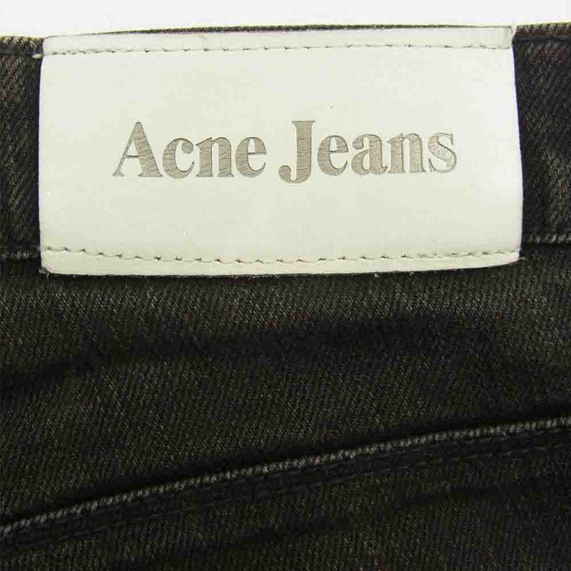 ACNE STUDIOS アクネストゥディオズ 30F004490 Jeans ジーンズ ジップフライ ストレート デニムパンツ ブラック系 32【中古】