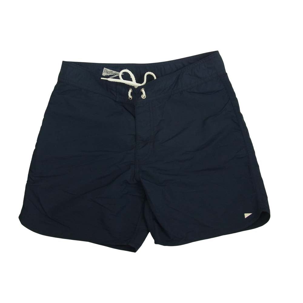 ピルグリム サーフ サプライ ナイロン ショーツ ハーフ パンツ ネイビー系 32【中古】