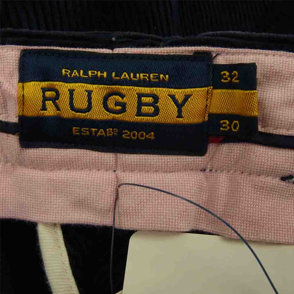 RALPH LAUREN ラルフローレン RUGBY ラグビー コーデュロイ パンツ ネイビー系 32～30【中古】