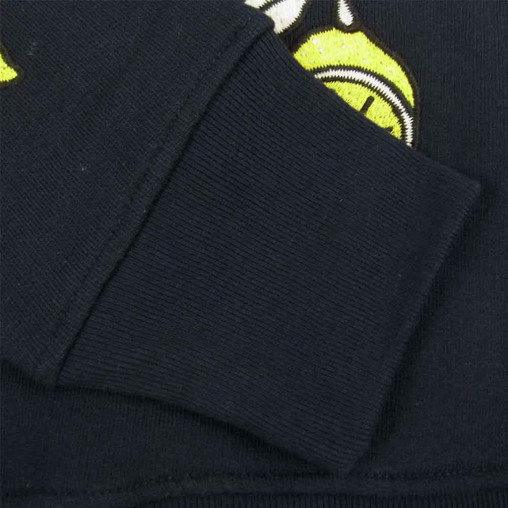 アミ パリス E16J018.70 EMBROIDERED LEMON SWEATSHIRT レモン エンブロイダリー 刺繍 スウェット トレーナー ネイビー系【中古】