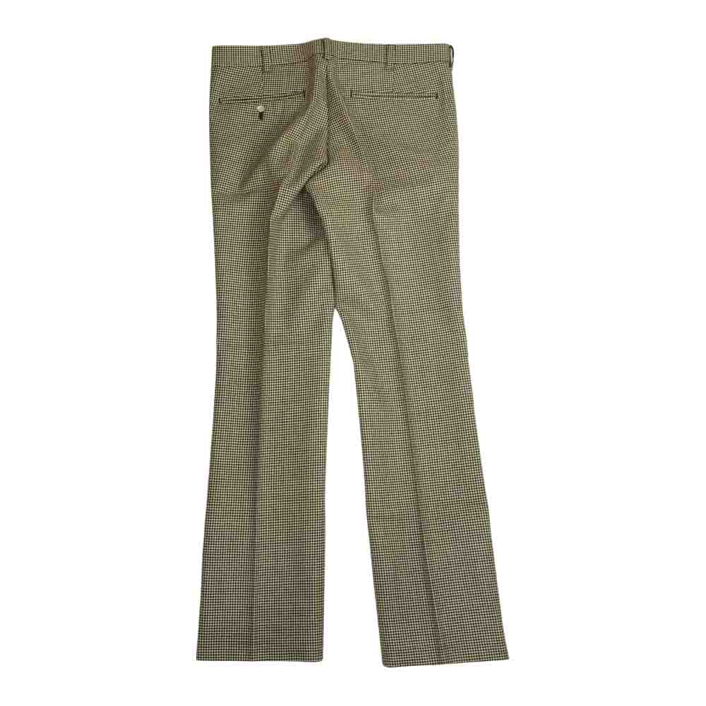 JOHN LAWRENCE SULLIVAN ジョンローレンスサリバン 千鳥格子 スラックス パンツ ブラック系 34【中古】