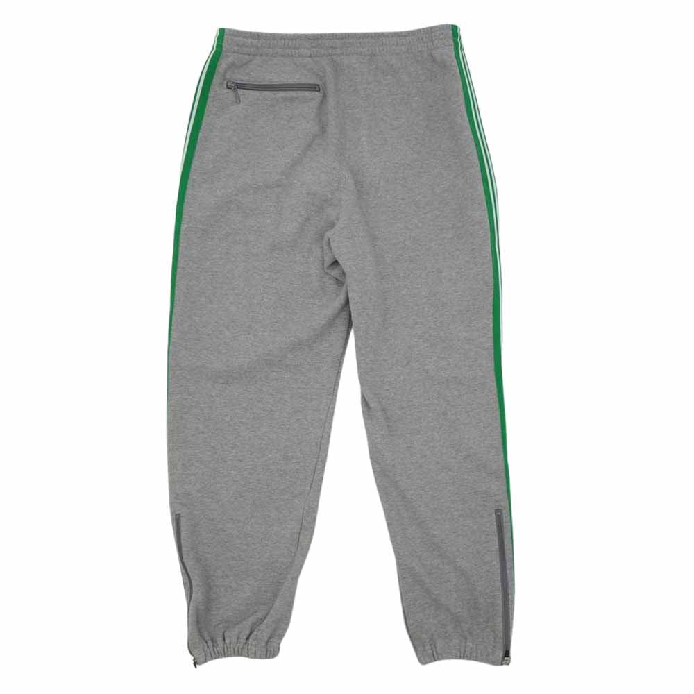 Needles ニードルス 22SS KP399 Zipped Track Pant 裾ジップ サイドライン トラック スウェットパンツ グレー系 M【新古品】【未使用】【中古】
