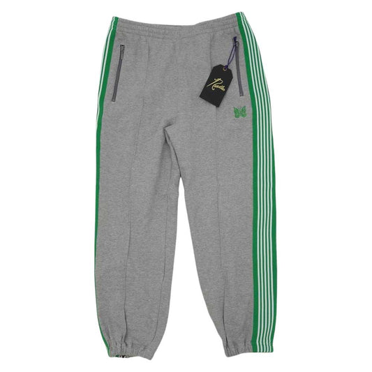 Needles ニードルス 22SS KP399 Zipped Track Pant 裾ジップ サイドライン トラック スウェットパンツ グレー系 M【新古品】【未使用】【中古】