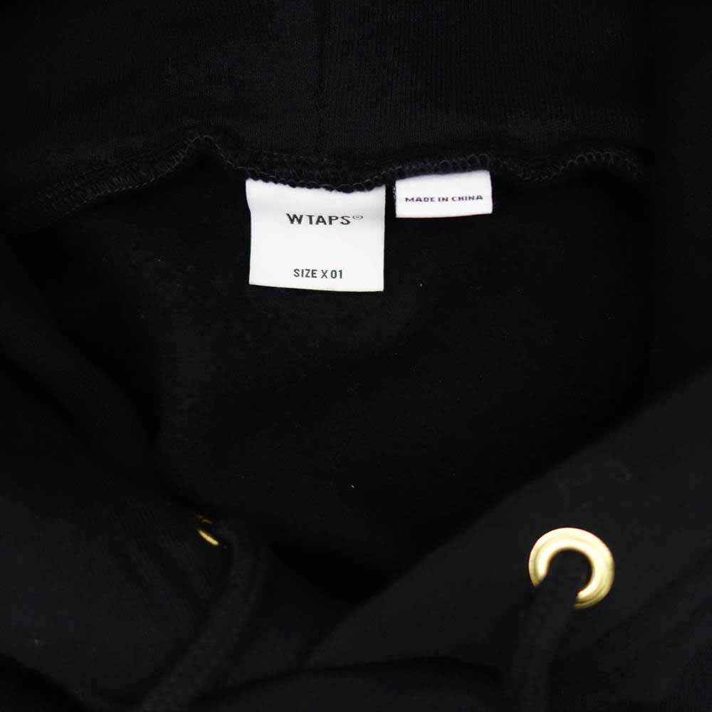 WTAPS ダブルタップス VANS PULLOVER HOODY バンズ プルオーバー フーディ ブラック系 X01【新古品】【未使用】【中古】
