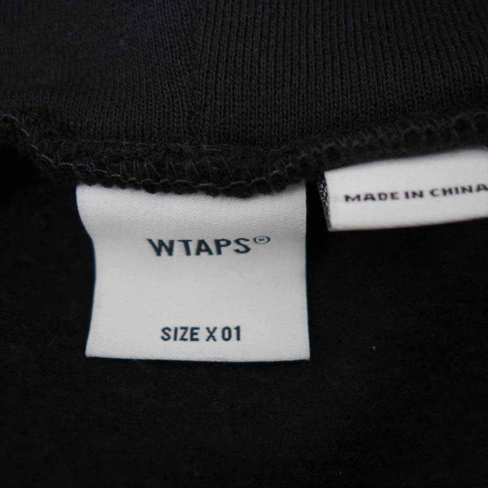 WTAPS ダブルタップス VANS PULLOVER HOODY バンズ プルオーバー フーディ ブラック系 X01【新古品】【未使用】【中古】